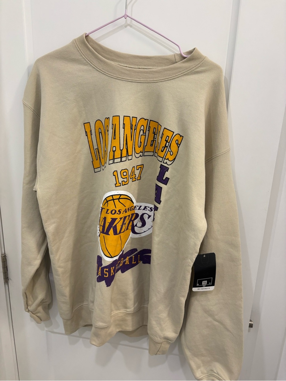 NWT LA Lakers crewneck sweater
